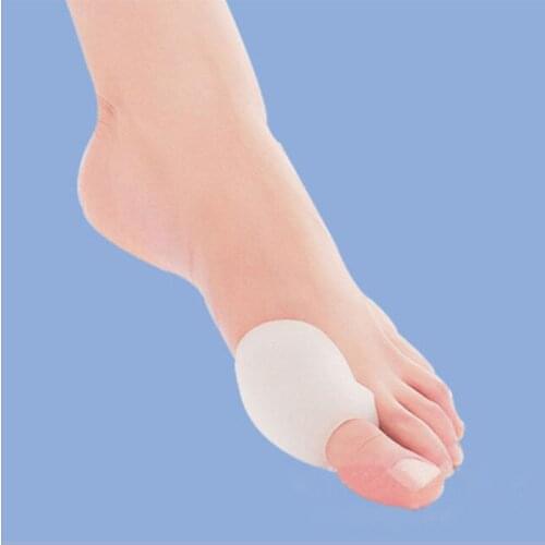 2PCS Silicone Gel Foot Toe Separator Thumb Valgus Protector Bunion Adjuster Foot Care Tool