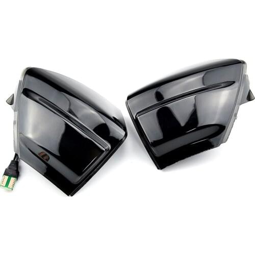 2x LED Flowing Rearview Side Wing Mirror Light Turn Signal Light Lamp Indicator for Ford S-Max 07-14 Kuga C394 08-12 C-Max 11-19