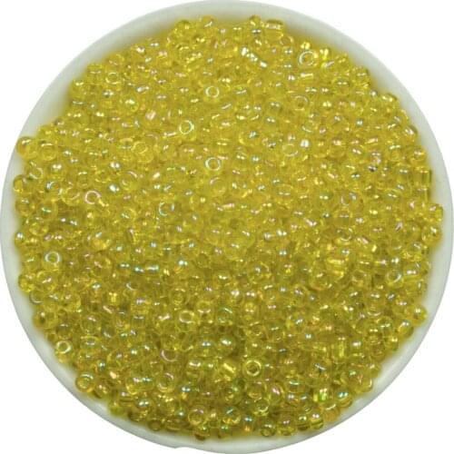 35 Color 3mm 1000pcs Crystal Glass Spacer beads Yellow Soild Czech Seed Beads For Jewelry Handmade