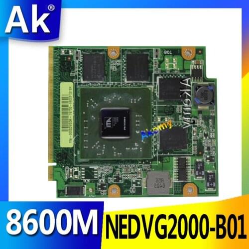AK F8 NB8P 08G2041NV20I 08G2041NV20Y NEDVG2000-B01 600 8600M GT Video VGA card for ASUS F8s F8VR F8SV F8T F8D F8TR F8VA F8V