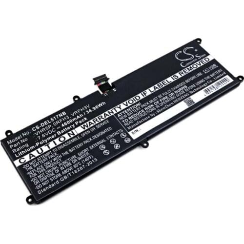 Cameron Sino 4600mah battery for DELL Latitude 11 5175 11 5179 5175 0RFH3V RFH3V VHR5P Notebook, Laptop Battery