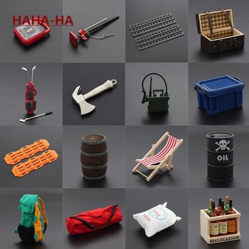 1/10 Scale Decoration Accessories Sand Ladder Fuel Tank Garage Tools for RC Car TRX4 TRX6 Axial SCX10 AXI03007 Redcat MST Gen7