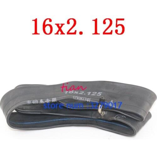 Free shipping Electric bicycle inner tube 16X2.125 bike Inner Tube with a Bent Angle Valve Stem