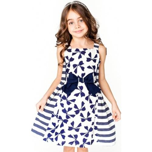 Childdkivy Bow Baby Girls Dress Summer 2019 Kids Princess Dresses For Girls Children Birthday Party Costumes