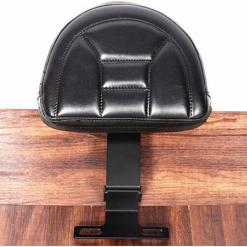 Fixed Black Plug-In Driver Backrest For Harley 1993-2004 2005 2006 Heritage Softail Models