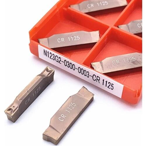 N123G2-0300-003-CR1125/TF4225 Grooving Knife Carbide Inserts Lathe Tool Groove Insert Cutting Tool Alloy Turning Inserts