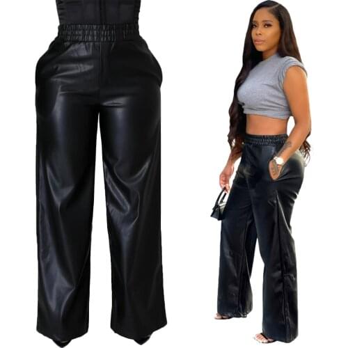 HOTCIAL Women's Wide Trousers