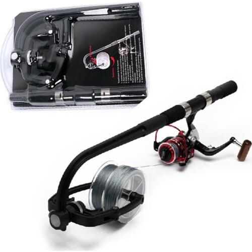 Fishing Line Winder Spooler Machine Spinning Reel Spool Spooling Station System Line Reel Graphite Construction Dropshiping #40