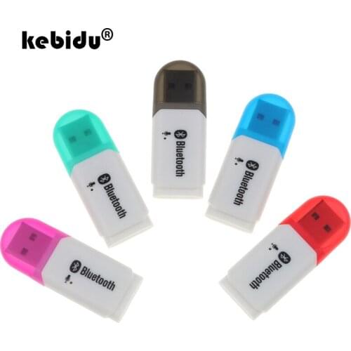Kebidu USB Bluetooth 5.0 Receiver for Speaker Car AUX for Android/IOS Wireless Handsfree Dongle Kit Audio Stereo adapter