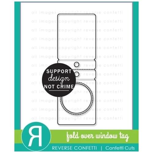 AliliArts Metal Cutting Dies Fold Over Window Tag diy Scrapbooking Photo Album Decorative Embossing PaperCard Crafts Die 2020