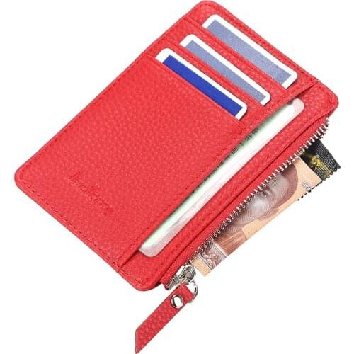 Fashion card holder, simple multi-card slot, drivers license card holder, all-match thin bank card holder coin pocket