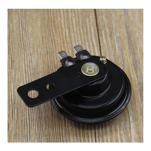 Motorcycle universal electric horn12V, 1.5A, 105dB waterproof round horn, moped for KTM motorcycle