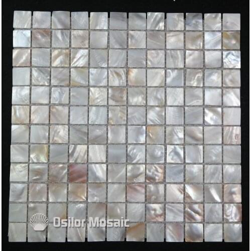 Natural color 100% natural Chinese freshwater shell mother of pearl mosaic tile for kitchen and washroom decoration wall tile