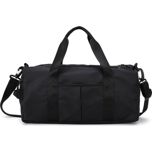 Fashion Nylon Waterproof Travel Bag Women Unisex Outdoor Sports Yoga Package Large Space Dry Wet Depart Gym Bag For Women Men