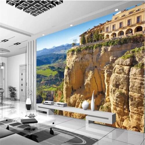 Beibehang Wallpaper mural custom living room bedroom HD photography national geographic landscape mural background