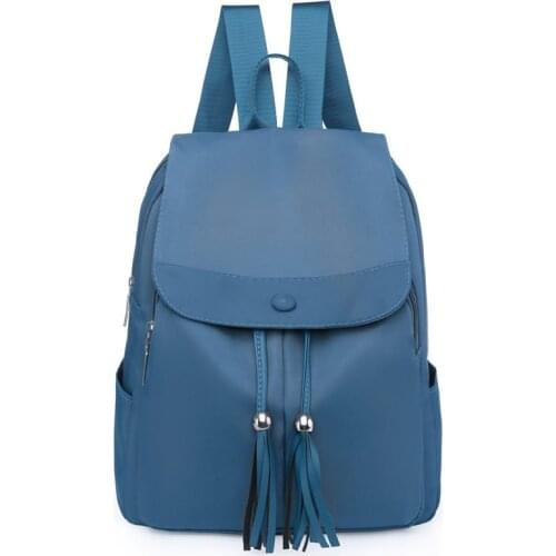 Oxford Women School Backpacks Waterproof Teenage Girls Student School Bags Solid Color Backpack Female Bags Casual Ms Book Bags