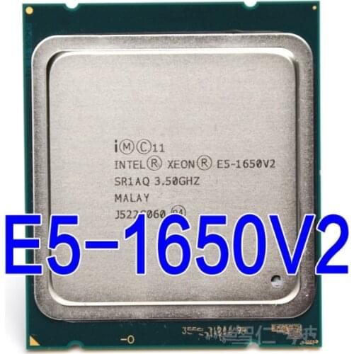 Intel Xeon Processor E5 1650 V2 E5-1650 V2 e5 1650 V2 CPU LGA 2011 Server processor Desktop Processor can work