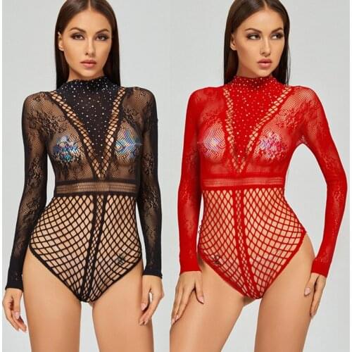 Sexy lingerie exotic intimate sex costunes hot teddy Diamond decoration porno underwear sex toys for women bodysuit lenceria