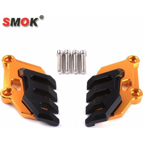 SMOK For Kawasaki Z900 2017 2018 Motorcycle Accessories CNC Aluminum Front Brake Disc Caliper Brakecaliper Guard Protector Cover