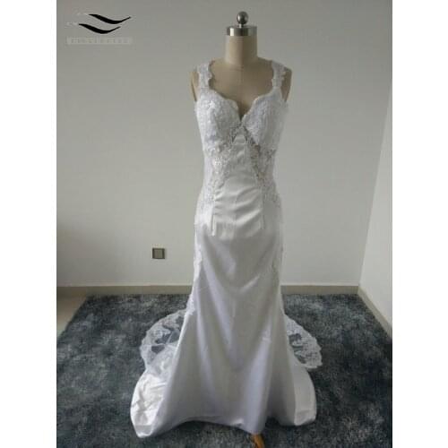 SOLOVEDRESS Satin Wedding Dresses
