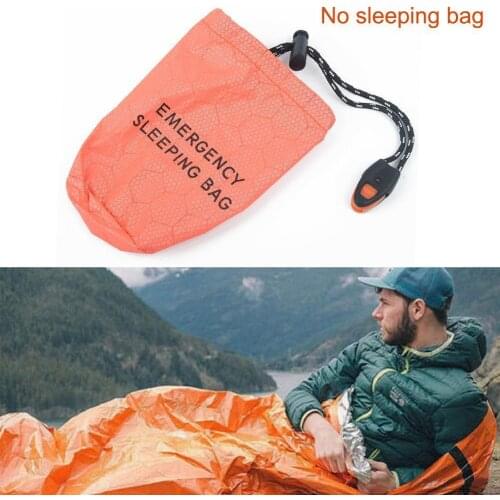 Sleeping Bag Storage Bag Small Round Outer Bags PE Aluminum Outdoor Camping Drawstring Bag Film Hiking Emergency R2H0