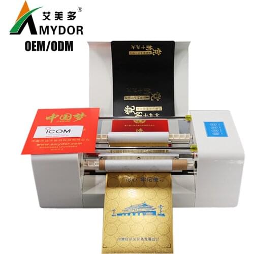 Wedding Invitation Cards Automatic Digital Gold Foil Printer AMD360C