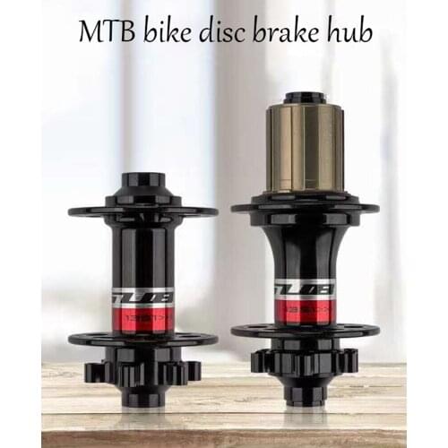 Bicycle Hubs Sealed Bearing MTB Bike Hubs Quick Release set front 32H / 14G, rear 32H / 14GHoles Disc Brake MTB bike disc bra
