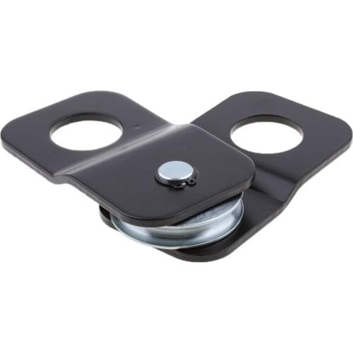 Black Block 8,800 lb Capacity Recover Vehicle Winch Pulley 4T 4 Ton Black