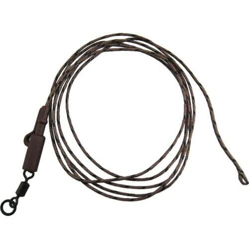 10 X High Quality Lead Clip with Ring Swivel - leadcore leaders with Superb Anti-tangle properties Carp Lines for Fishings