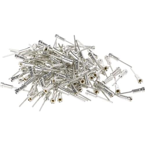 120Pcs Long Pin LED Hot Plug Sip Socket Crystal Oscillator Base for Switches