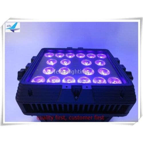 8pcs/lot Outdoor led building lighting 20pcs 18w rgbwa uv wall wash dmx led outdoor wall washer
