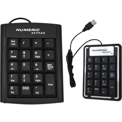 Numeric Keypad,19 Keys Keyboard Finance Keypad USB Does Not Support Waterproof Mini Keyboard for Laptop/PC
