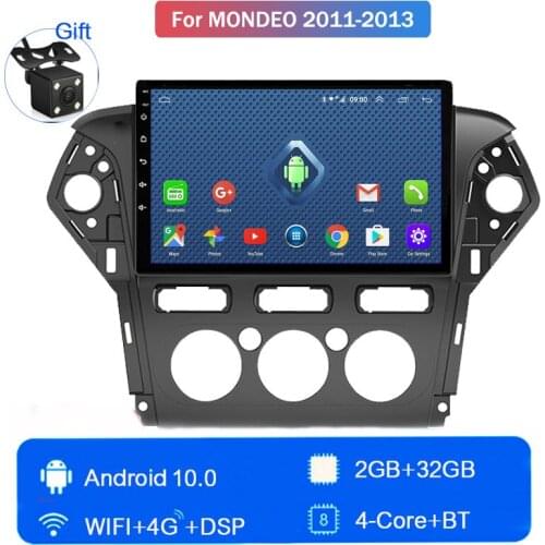 For Ford 2011 2012 2013 Mondeo car GPS navigation all in one machine, car DVD Android10 Car Radio Autoradio
