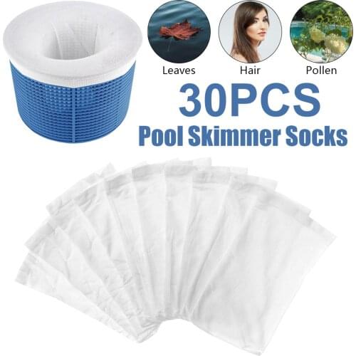 Pool Filter Net Skimmer Basket Filter Removes Leaves Cleaning Tool Trash Cover Swimming Pool Skimmer Socks piscina Accessories