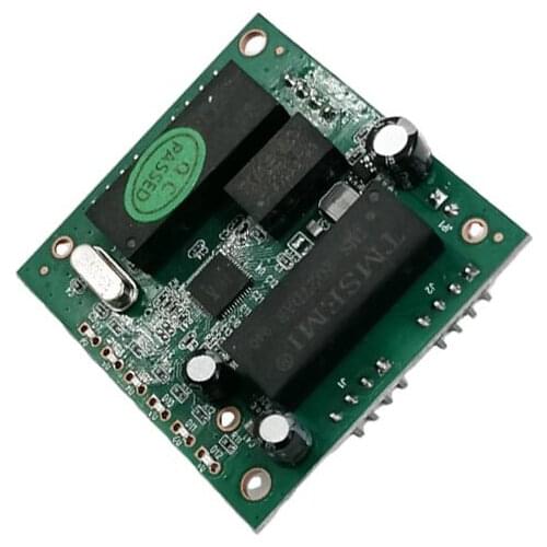 Mini switch module embedded chassis built-in wired expansion 5-port terminal wide voltage 5-12v power