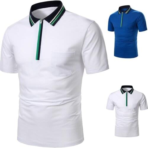 Man Polo Short Sleeve Mens Short Sleeve Shirt Mens Coat Men Solid Color Tops Mens Short Sleeve Shirt Polo Shirt Brand Polo