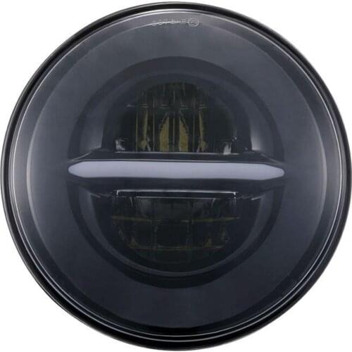 New 7 Inch Motorcycle LED Headlight Motorbike Car Headlamp H4 White Amber Angle Eyes High Low Beam For Yamaha Wrangler And More