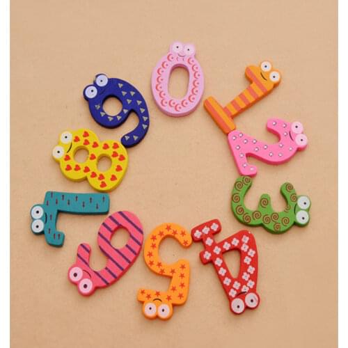10PCS Wooden Toys Mathematics Numbers Puzzle Toys for Children Kid Educational Early Learning Counting Math Games Calculate Toys