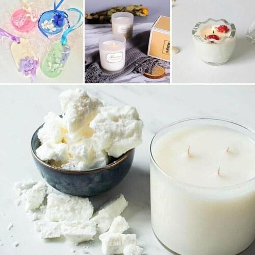 1kg Flake-shaped Soy Wax Material High Quality Candle Natural Material Soy Supplies Candle Making Scented Wax Gift Handmade J4U5