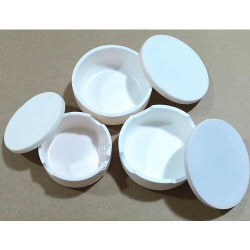 Dental Lab CAD crucible for zirconia crowns sintered crucible dental Crucible with cover round shape holding beads in oven