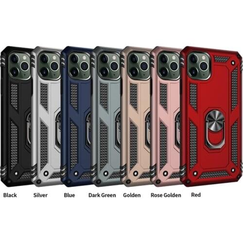 Sumkeymi Shockproof Armor Phone Ring Magnetic Holder Case For Iphone 6 7 8 plus X XR XS Max SE 2020 11 12 Pro Max Hand Band Case