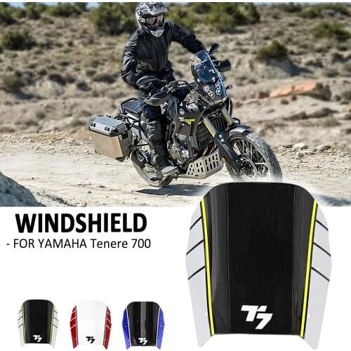 NEW Motorcycle Accessories Windshield Wind Screen Shield Deflector Protector Cover FOR YAMAHA Tenere 700 T700 XTZ 700 2019-2021