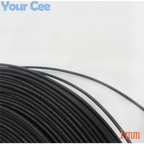 1m Inner Diameter 1mm Heat Shrink Insulation Sleeving Heatshrink Tubing 600 Voltage Black Tube Wire Wrap Cable Kit