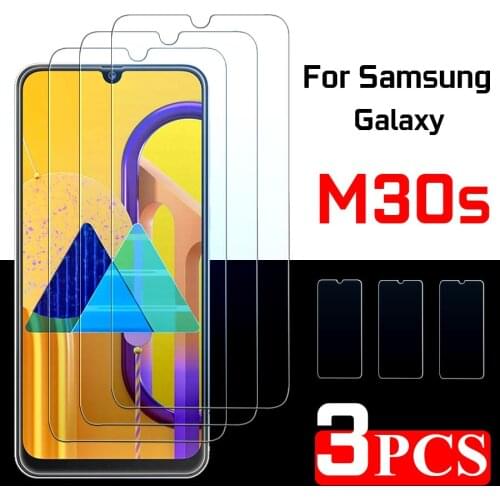 3 pcs Protective Glass for samsung galaxy m30s m31s screen protector samzung m 30s 31s m30 m31 s a30 a31 a32 5G 31 tempered glas