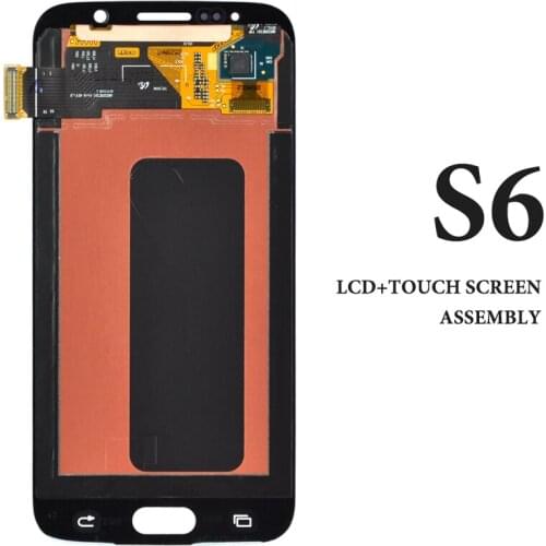 1PC Good quality AMOLED lcd Display screen for Samsung S6 G920F Touch lcd Digitizer without frame assembly compatible