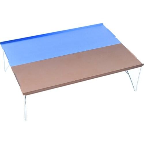 2PCS Camping Table Desk-Furniture Computer-Bed Folding Ultralight Picnic Climbing Outdoor