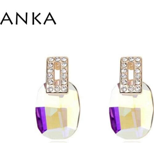 2020 High Quality Water Moonlight Earring gold color Gift for Girlfiend Crystals from Austria #95510