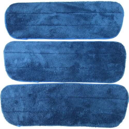 Microfiber Cleaning Reveal Mop Pads Replacement Dusting Cleaning Plush Self-adhesive Mops Refill 3pcs 16"x5.5" 41cmx14cm 41g