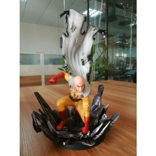 Anime 25cm Saitama ONE PUNCH MAN PVC Statue Figure Model Collection Toys