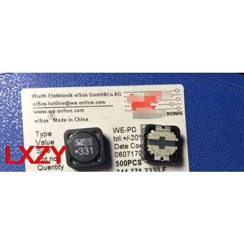 Free Shipping 10PCS/lot 744771233 WE-PD 1260-330UH 0.97A 12X12X6MM Patch Shielded Power Inductor
